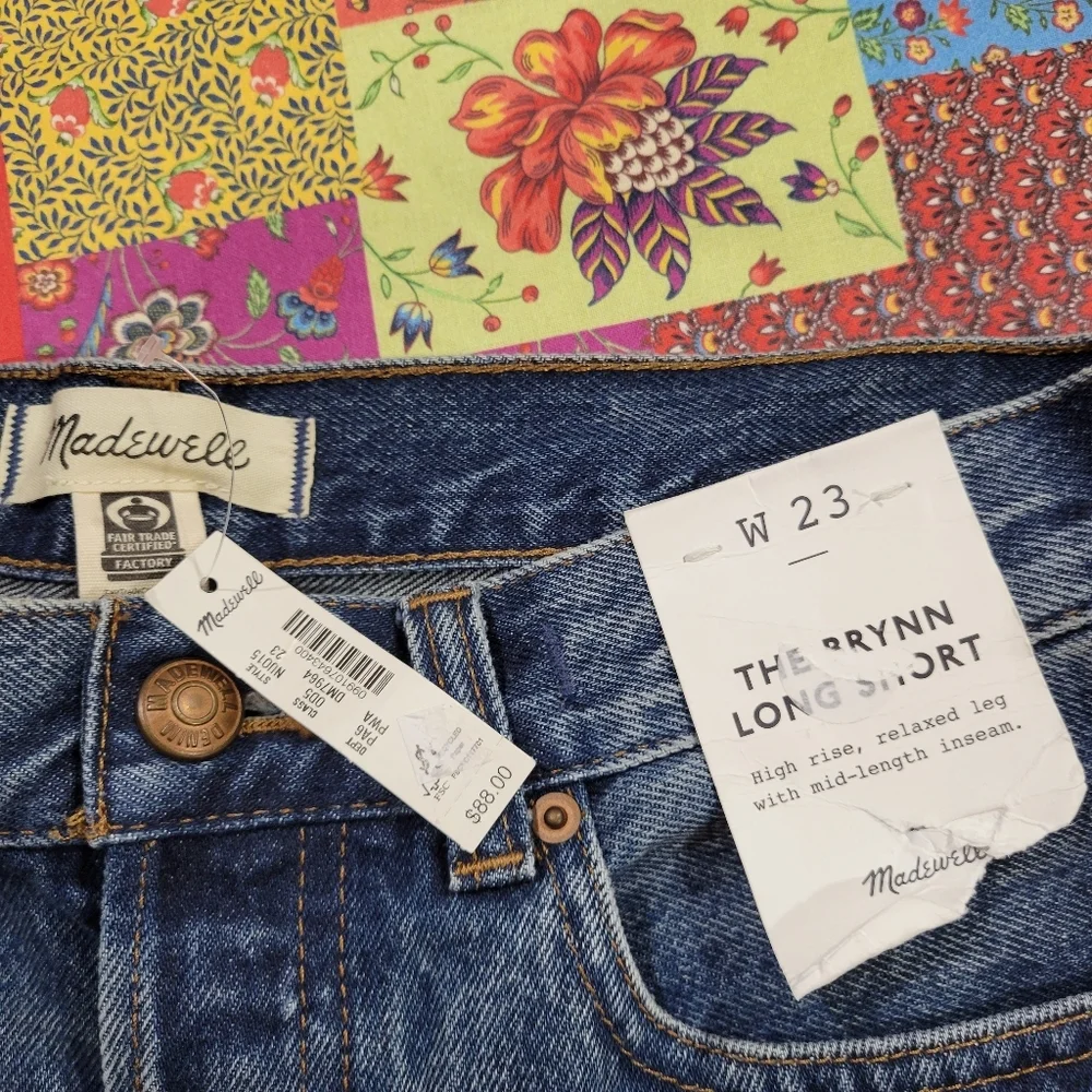 Madewell The Brynn Long Short Size 23 NWT